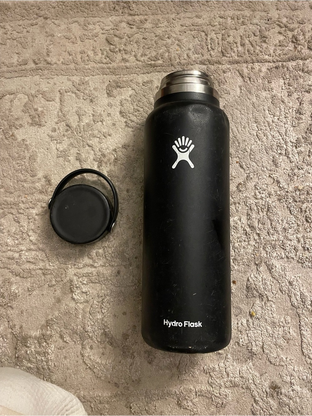 Hydro Flask Black Wide Mouth Bottle Base